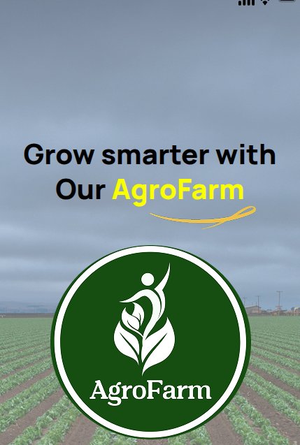 AgroFarm mobile landing page